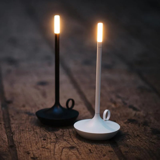 Nordic LED Candlestick Light - Rechargeable Touch Control Lamp