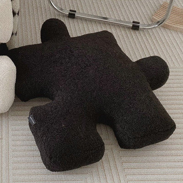 Plush Building Block Puzzle Comfort Cushion 55x55cm