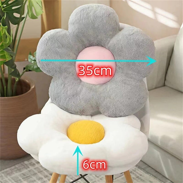 Plush Flower Shaped Soft Cushion for Cozy Home Decor