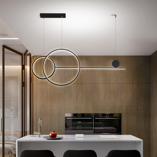 Key Chandelier - Minimalist LED Pendant Light for Dining Rooms, Bars & Restaurants