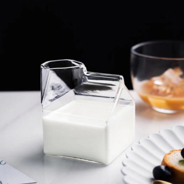 Glass milk carton-5