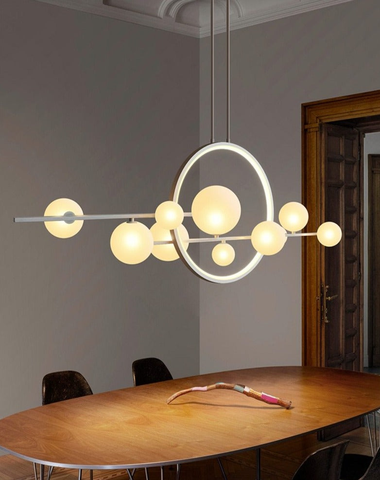 Luxury Archipelago Chandelier – Handcrafted Nordic Glass Ball LED Pendant Light