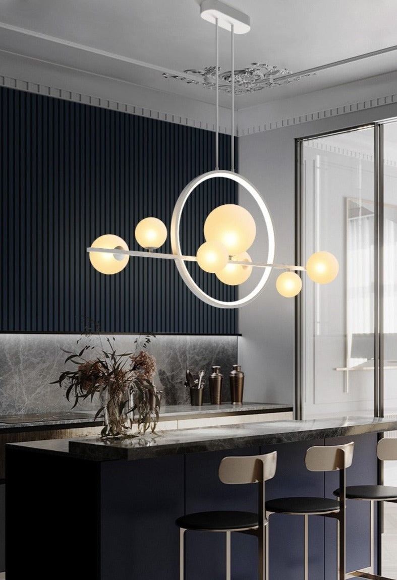 Luxury Archipelago Chandelier – Handcrafted Nordic Glass Ball LED Pendant Light