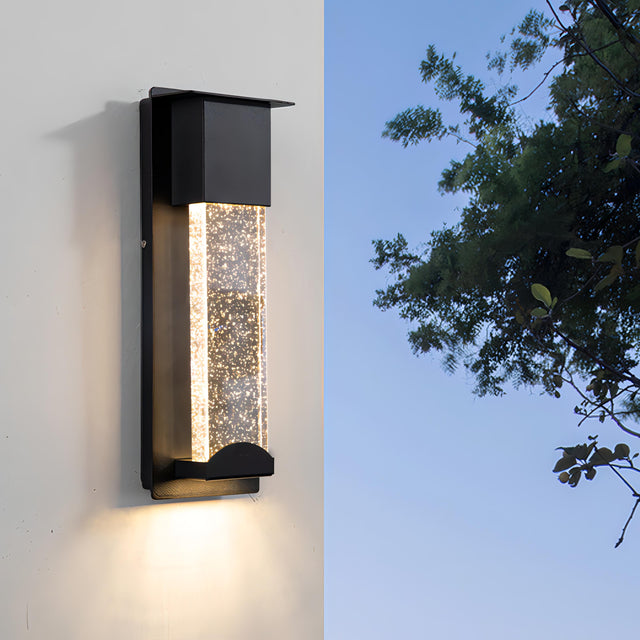 Dewey - Waterproof Modern Sparkle Outdoor Wall Light Design
