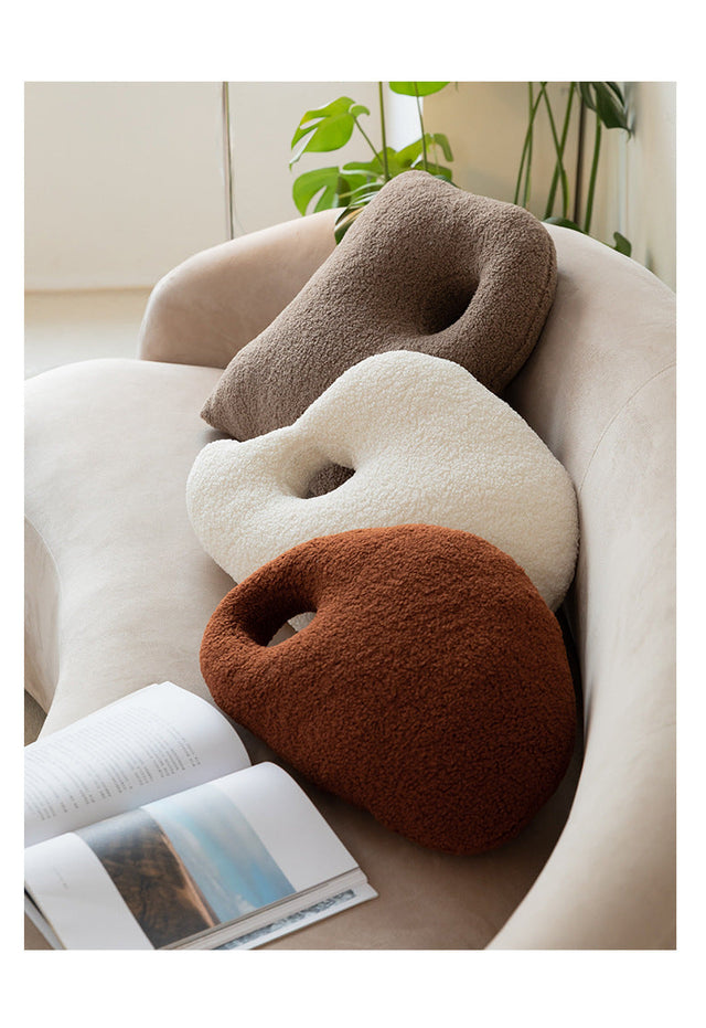 Irregular Shape Nordic Abstract Style Stuffed Plush Pillow