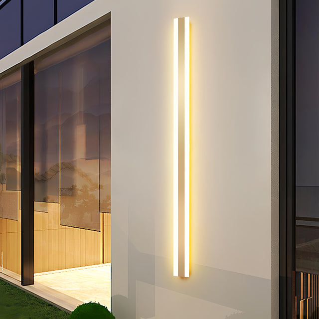 Bukka - Outdoor Wall Double Light Bar IP65 Gold Finish