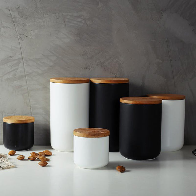Ceramic storage jars-1