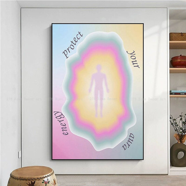Psychedelic Energy Meditation Posters for Peaceful Decor