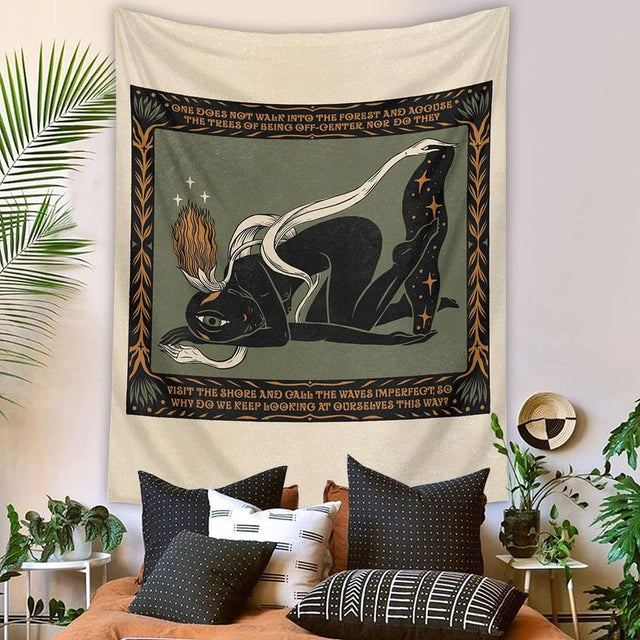 Psychedelic Mandala Tapestry Wall Hanging 100% Polyester