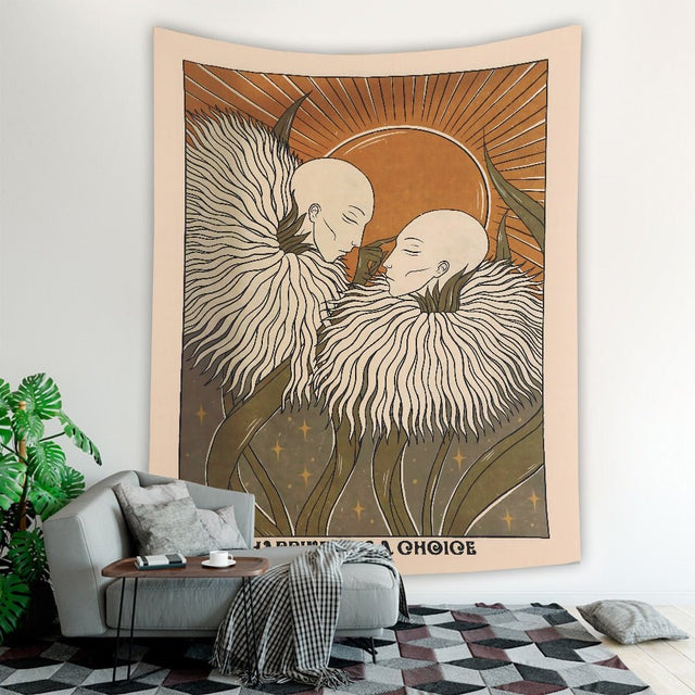 Psychedelic Mandala Tapestry Wall Hanging 100% Polyester