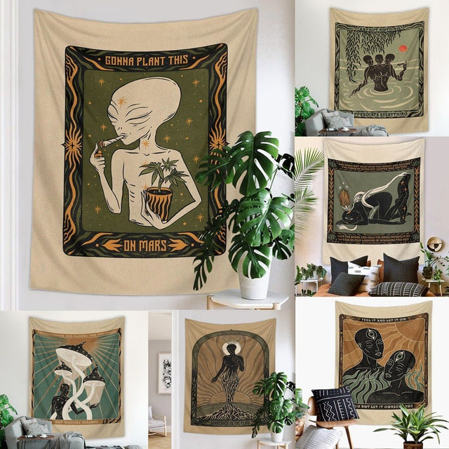 Psychedelic Mandala Tapestry Wall Hanging 100% Polyester