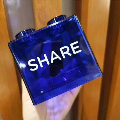 Translucent Building Block Money Box - Fun Plastic Savings Bank