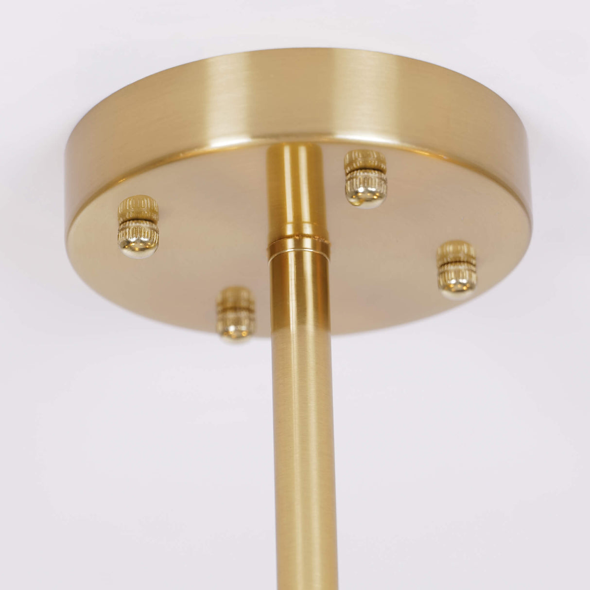 Retro Loft Chandelier – Gold & Black Industrial Ceiling Light with Glass Globes