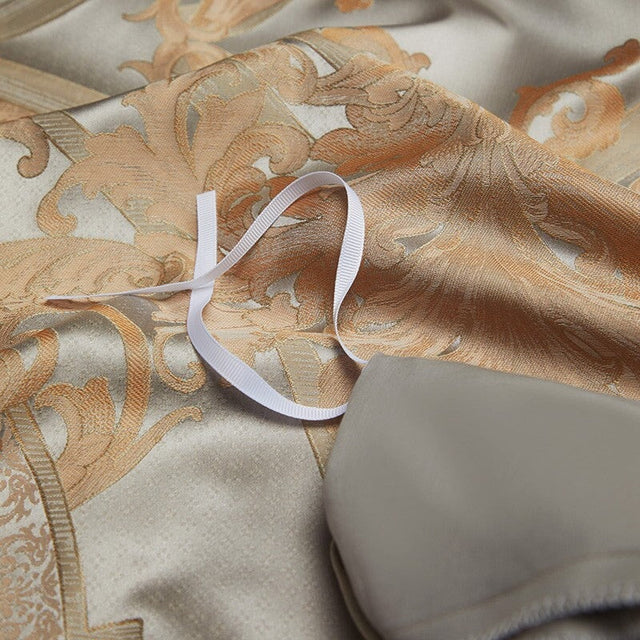 Reverie Duvet Cover Set – 1000 TC Cotton with Silky Jacquard Elegance