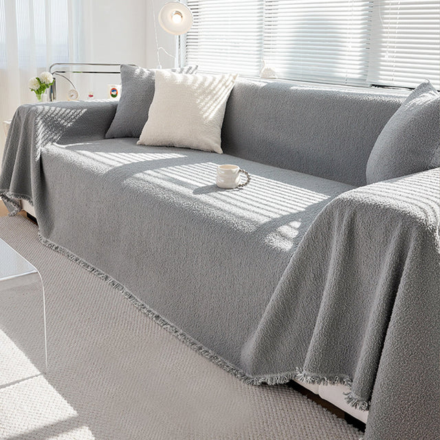 Cozy Winter Style Sofa Cover - Modern, Stylish & Durable Sofa Protection