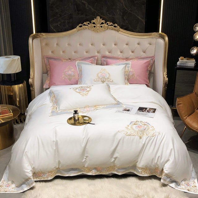 Royal Crown Duvet Cover Set (Egyptian Cotton, 1000 TC)