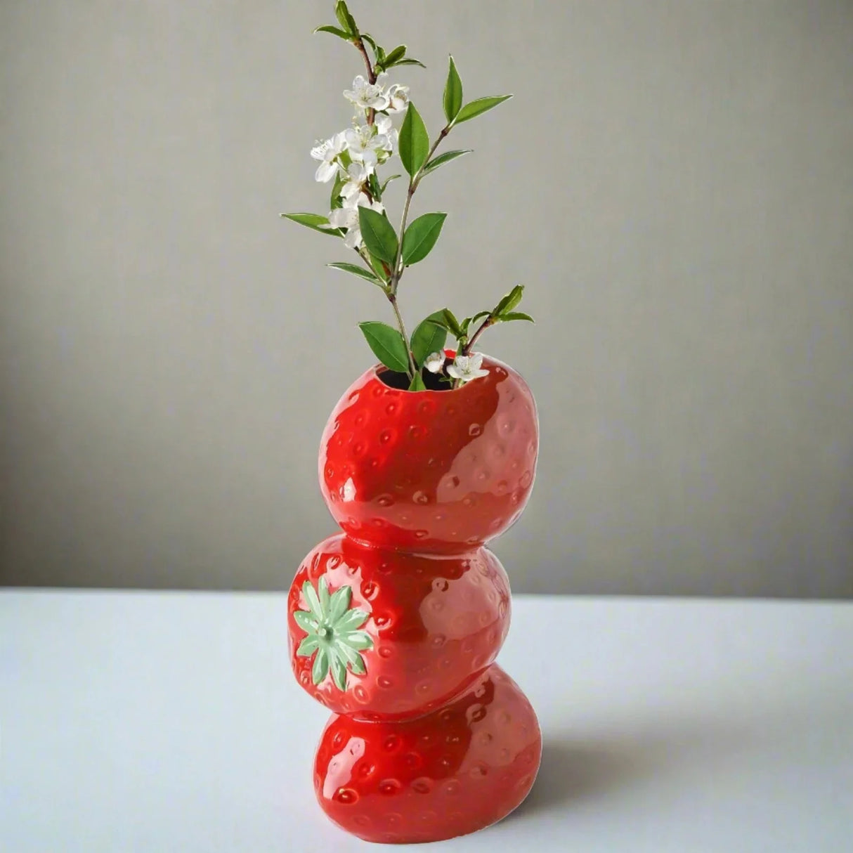 Simulated Fruit Vase Ceramic Modern Decorative Piece