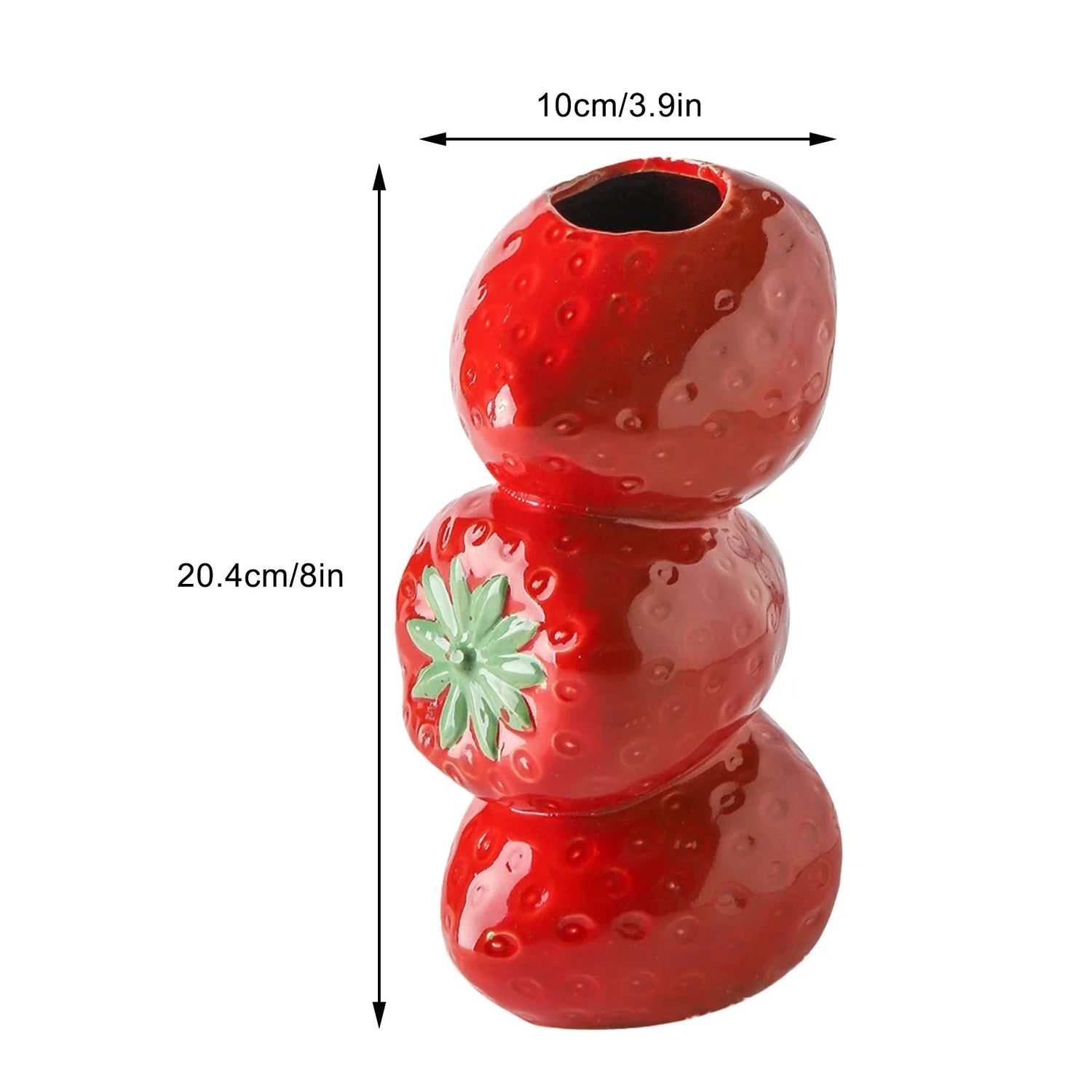 Simulated Fruit Vase Ceramic Modern Decorative Piece
