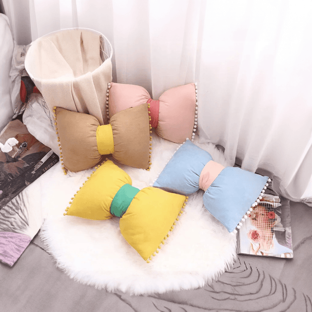 Solid Candy Colour Tasseled Cushion Cover Velvet 50x30cm