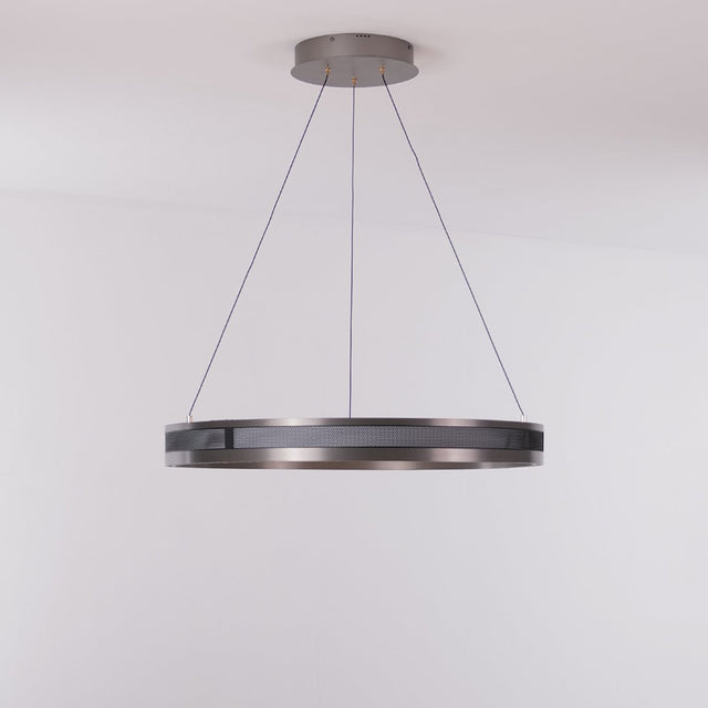 Titan Rings Chandelier – Bold Industrial Ceiling Light with Multi-Illumination & LED Options