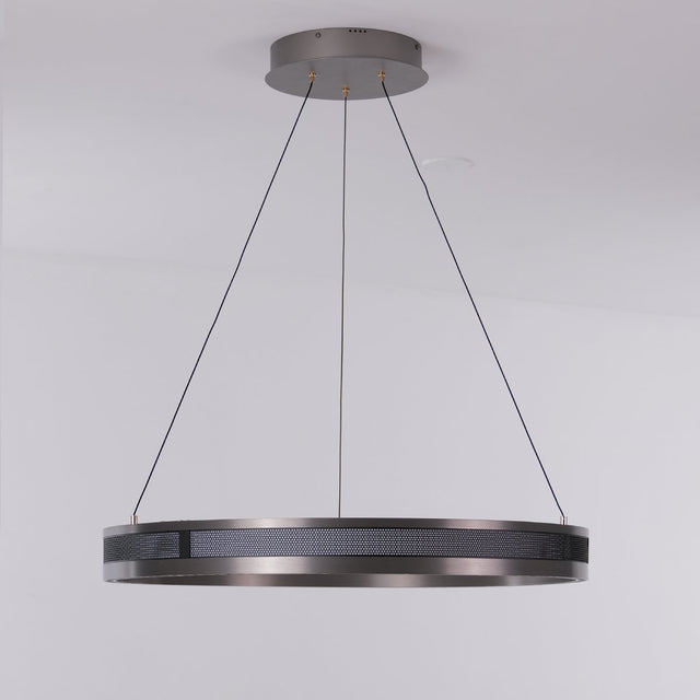 Titan Rings Chandelier – Bold Industrial Ceiling Light with Multi-Illumination & LED Options