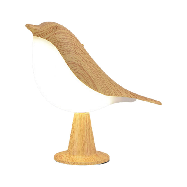 Elegant Bird Lamp – Modern LED Design with Fabric Shade