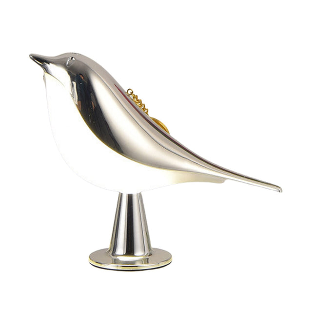Elegant Bird Lamp – Modern LED Design with Fabric Shade