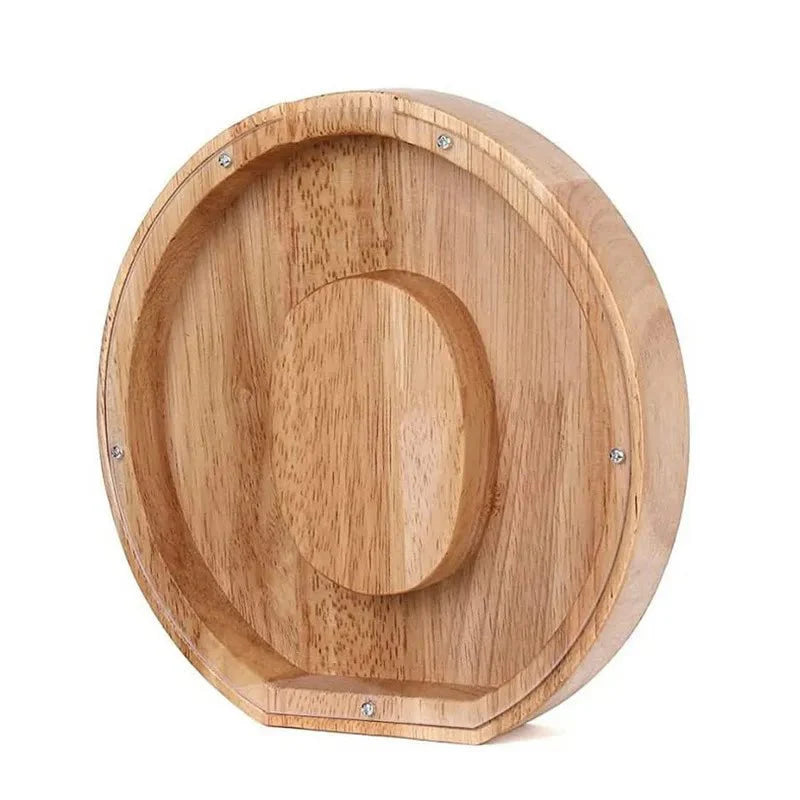 Wooden Alphabet Letters Initial Piggy Bank Personalized Decor