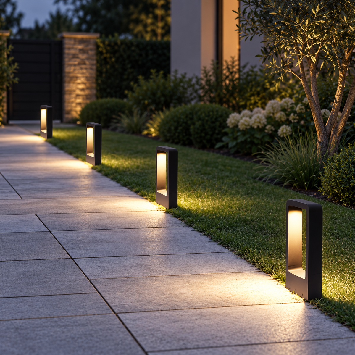Build a rhythm across the garden