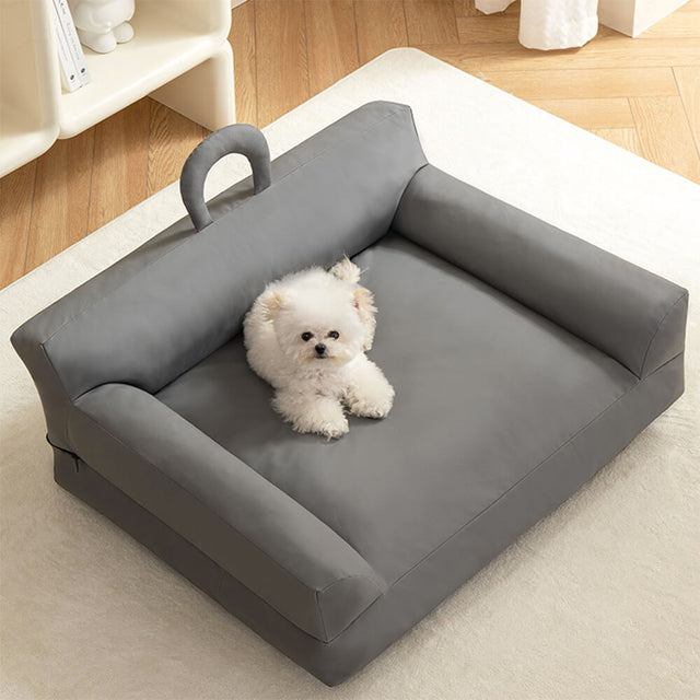 Elevated Pet Sofa Bed Stylish Waterproof Ergonomic Comfort