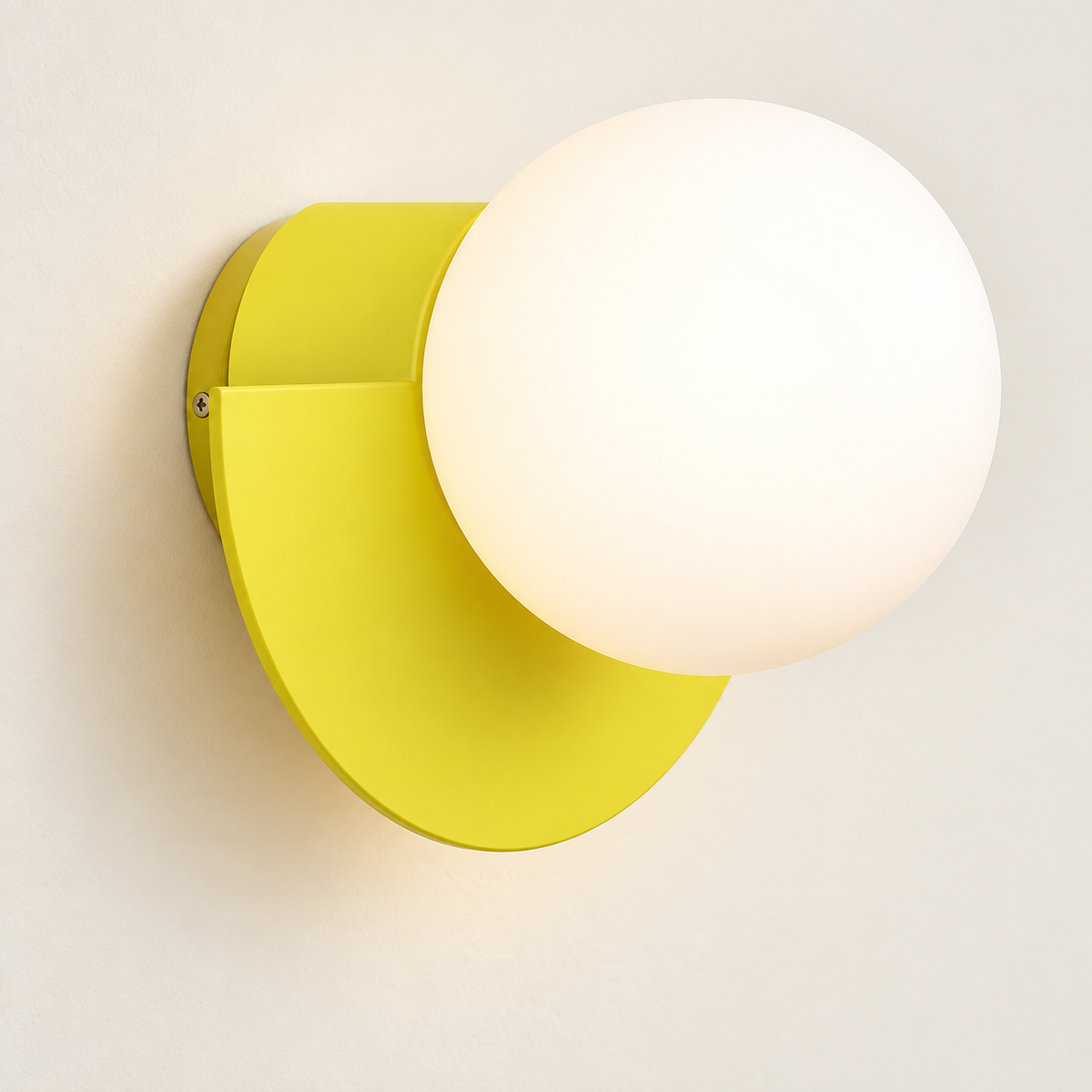 Nordic semicircle wall light in a modern interior – primary shopping image