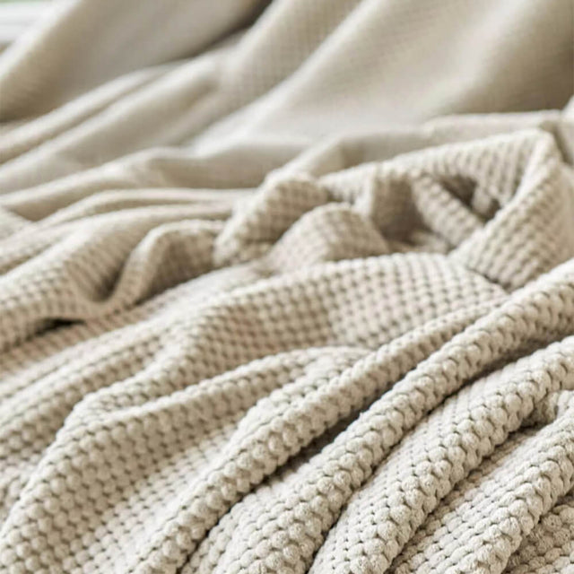 Soft Corduroy Warm Waffle Weave Couch Cover for Comfort