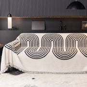 Cozy Winter Arch Sofa Cover - Modern, Stylish & Durable Sofa Protection