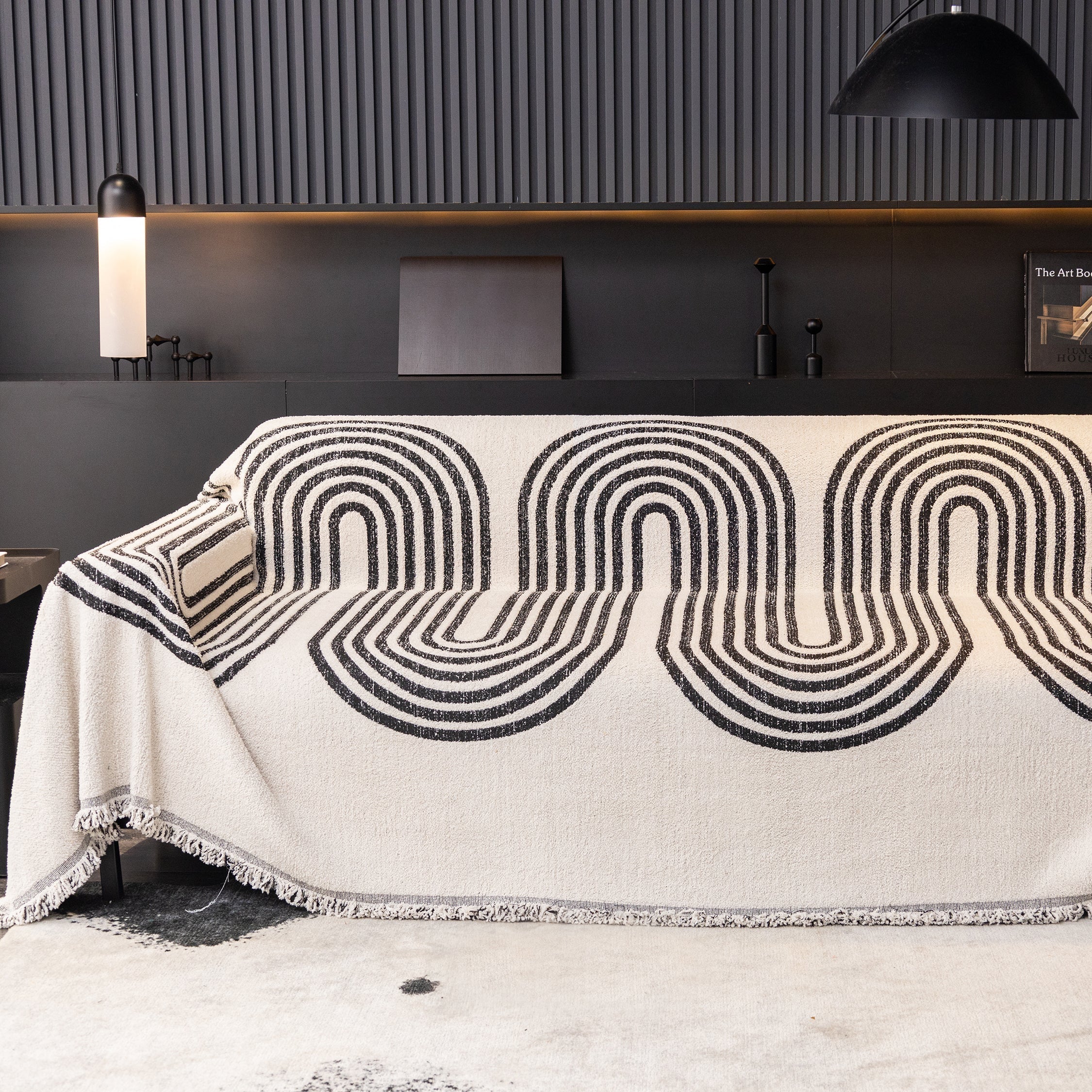 Cozy Winter Arch Sofa Cover - Modern, Stylish & Durable Sofa Protection