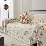 Cozy Winter Botanicals Sofa Cover - Modern, Stylish & Durable Sofa Protection