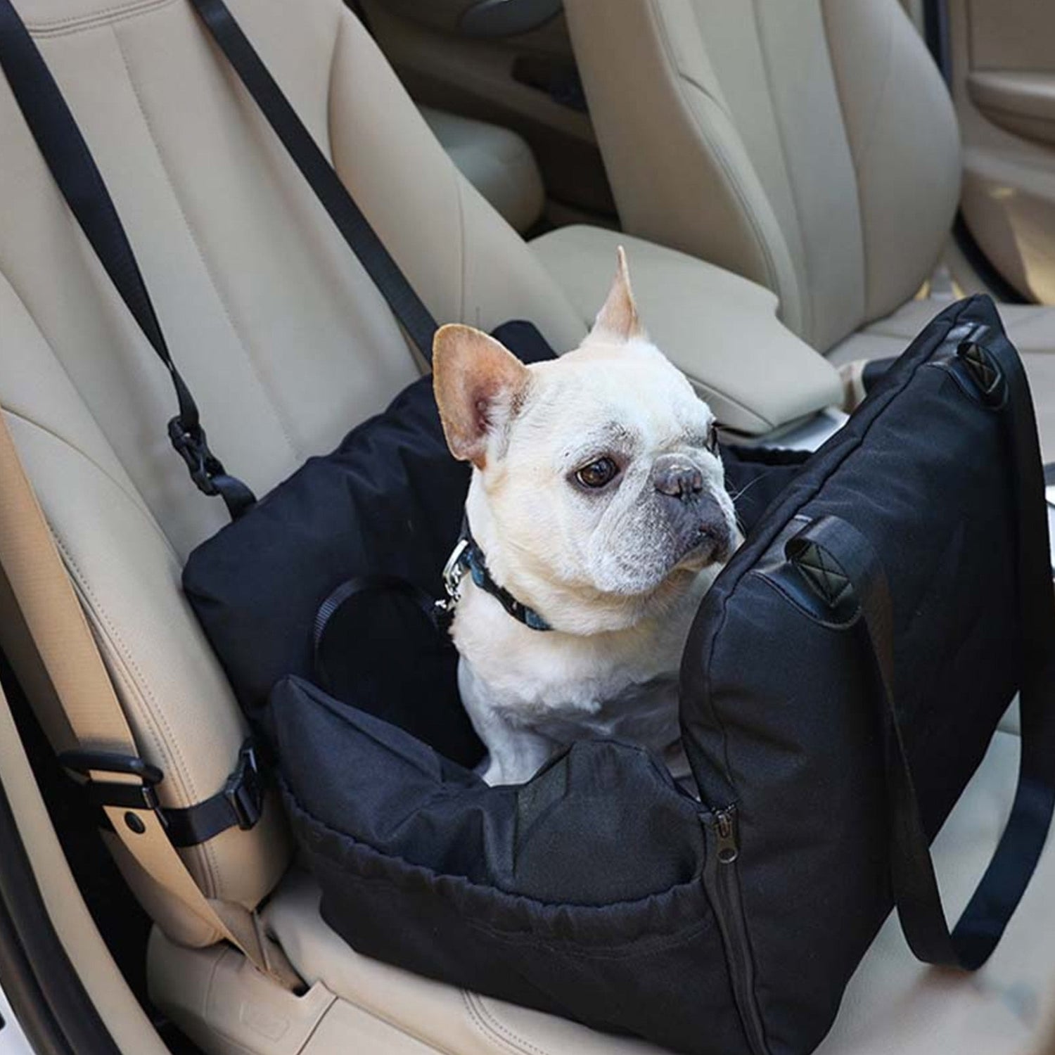 Multifunctional Pet Car Seat – 3-in-1 Carrier, Sofa, and Travel Bed