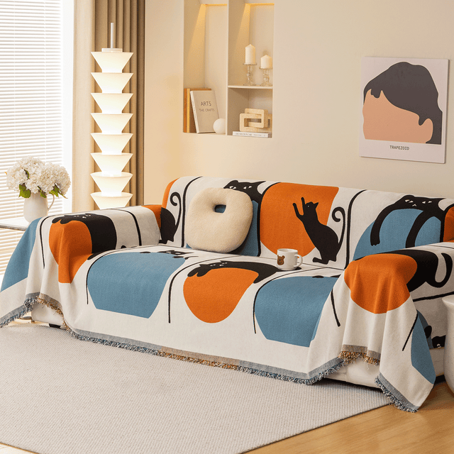 Playful Paws Sofa Cover - Modern, Stylish & Durable Sofa Protection