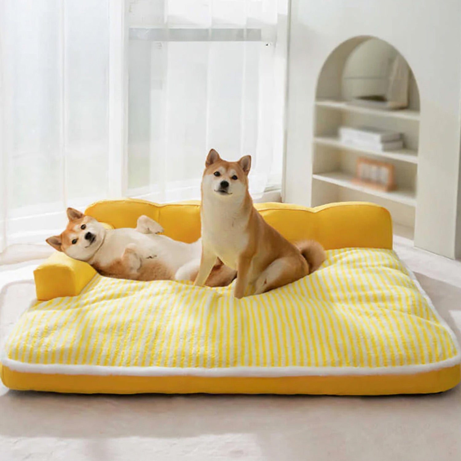 Orthopedic Dog Sofa Bed Large Supportive Washable Comfort