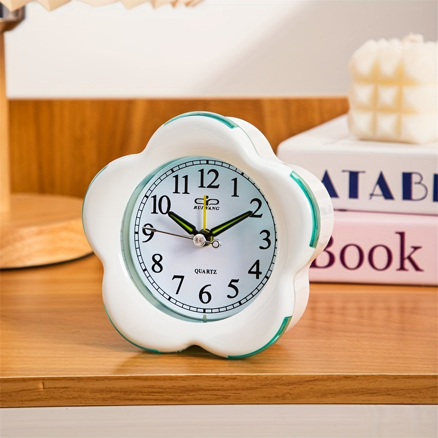 Adorable Floral Alarm Clock for Bedrooms and Students
