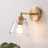 1-Bulb Adjustable Glass Wall Sconce 8