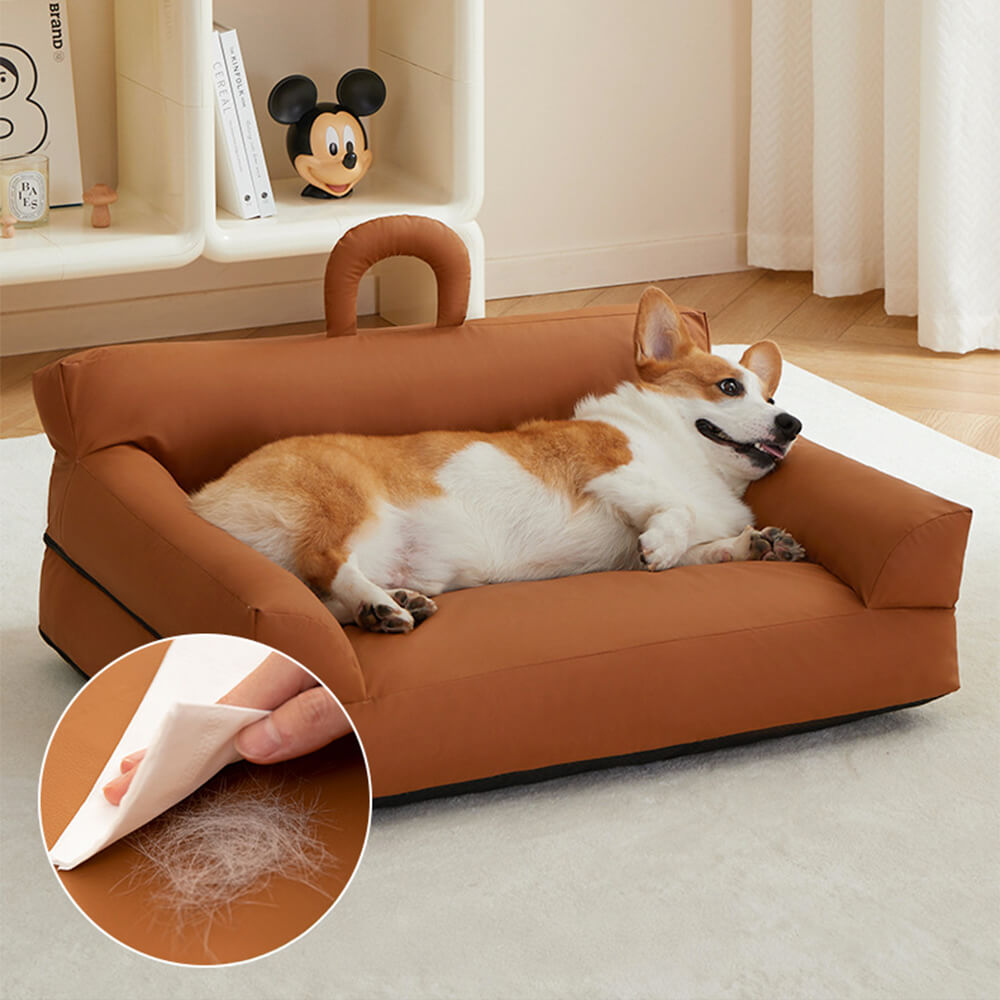 Elevated Pet Sofa Bed Stylish Waterproof Ergonomic Comfort