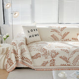 Cozy Winter Botanicals Sofa Cover - Modern, Stylish & Durable Sofa Protection