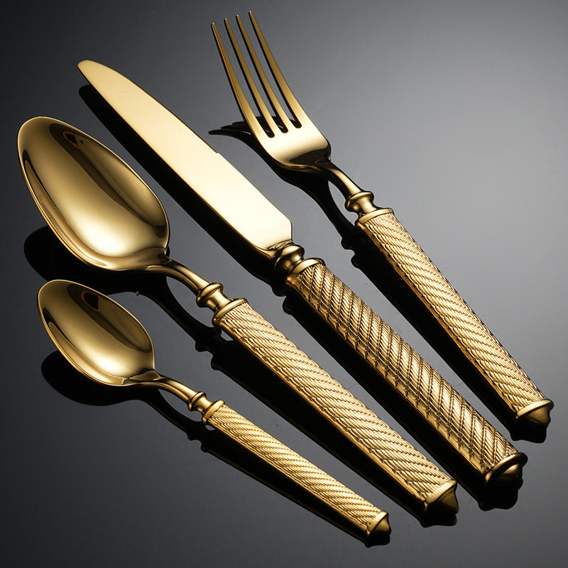  Realm Gold Luxury Cutlery Set-1