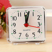 Simple White Square Alarm Clock
