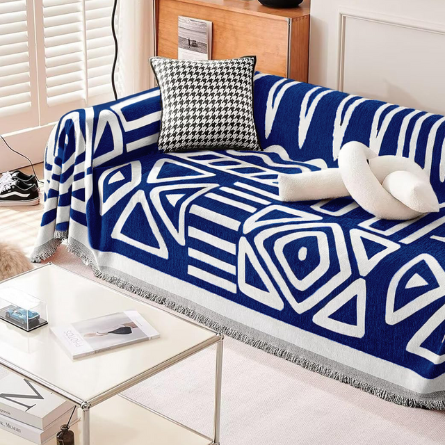 Geometric Bohemian Style Sofa Cover - Modern, Stylish & Durable Sofa Protection