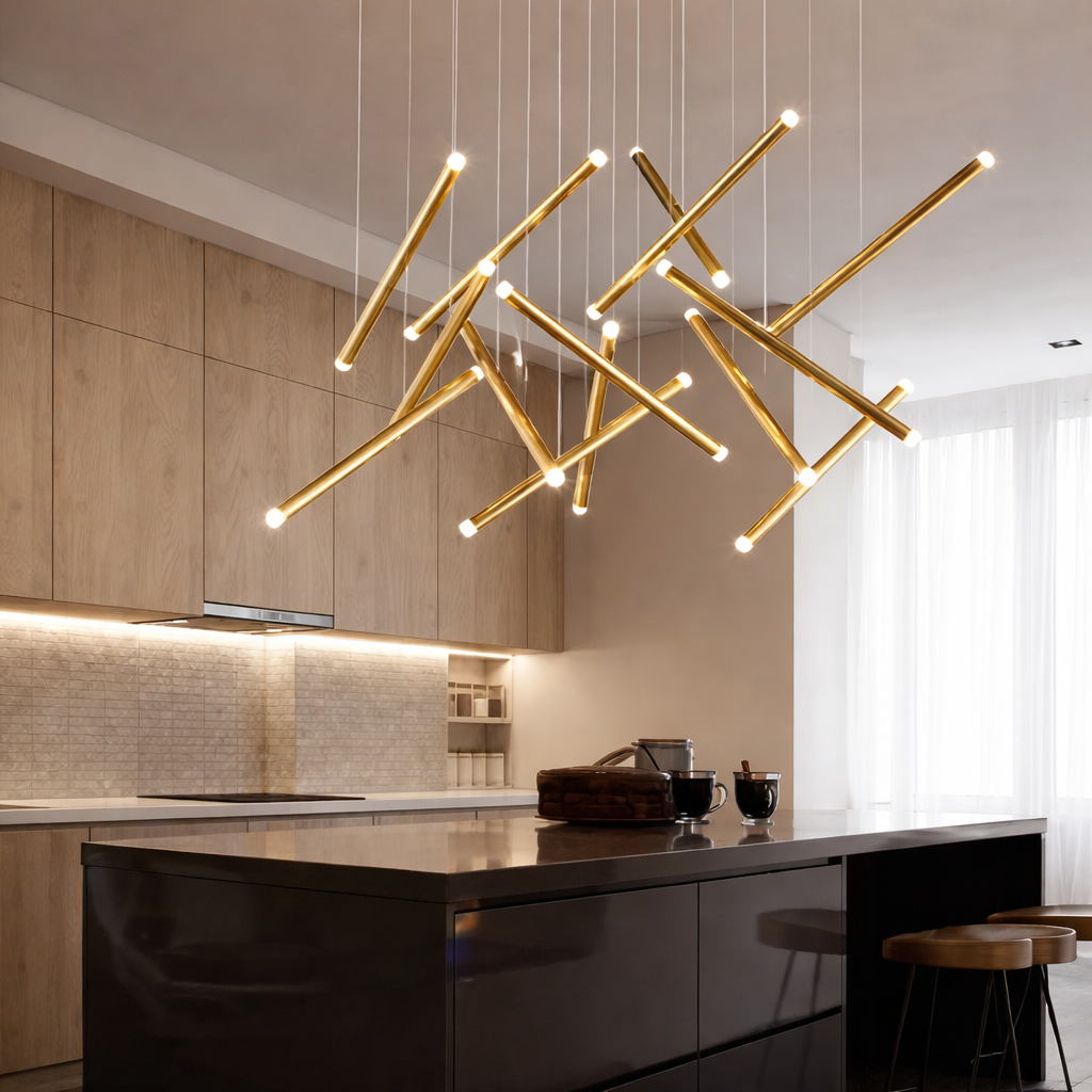 Velora Chandelier – Luxury LED Pendant Light | Ideal for Venues, Restaurants, Staircases