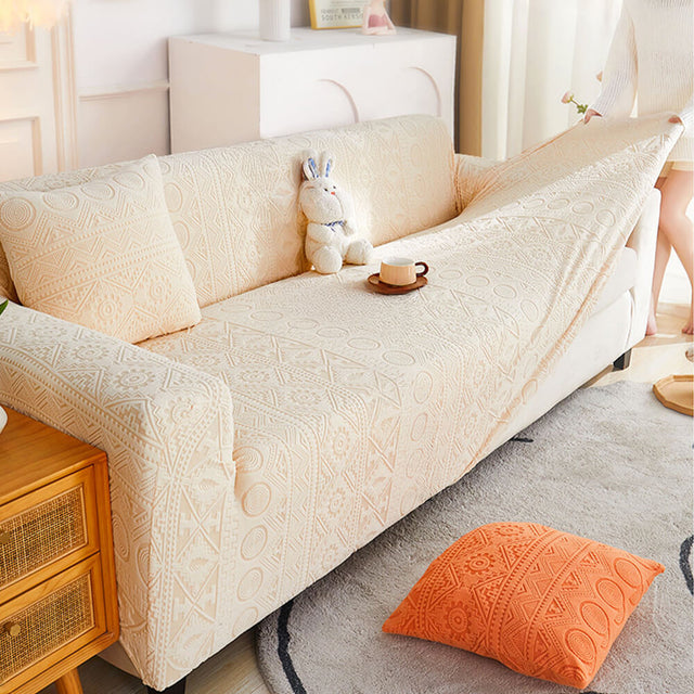 Bohemian Jacquard Stretch Full-Cover Anti-Slip Couch Cover