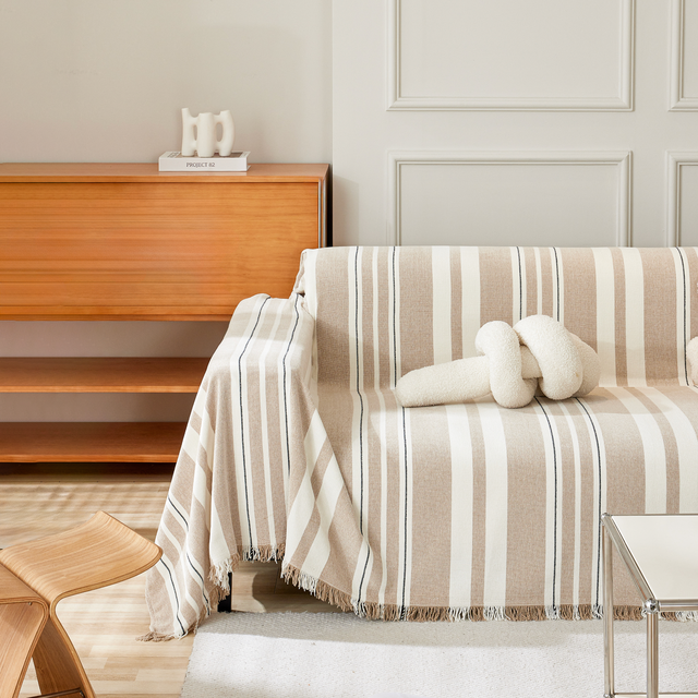 Classic Stripe Patterns Sofa Cover - Modern, Stylish & Durable Sofa Protection