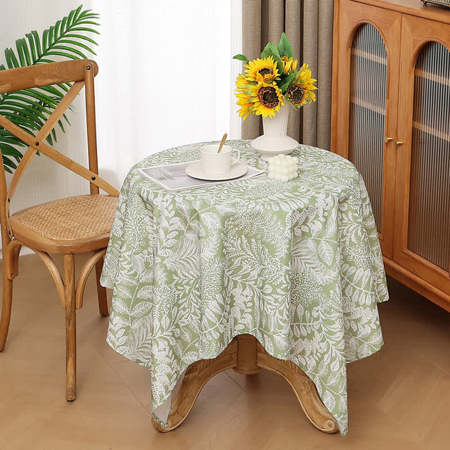 Rustic Fresh Waterproof Botanical Branches Tablecloth-2