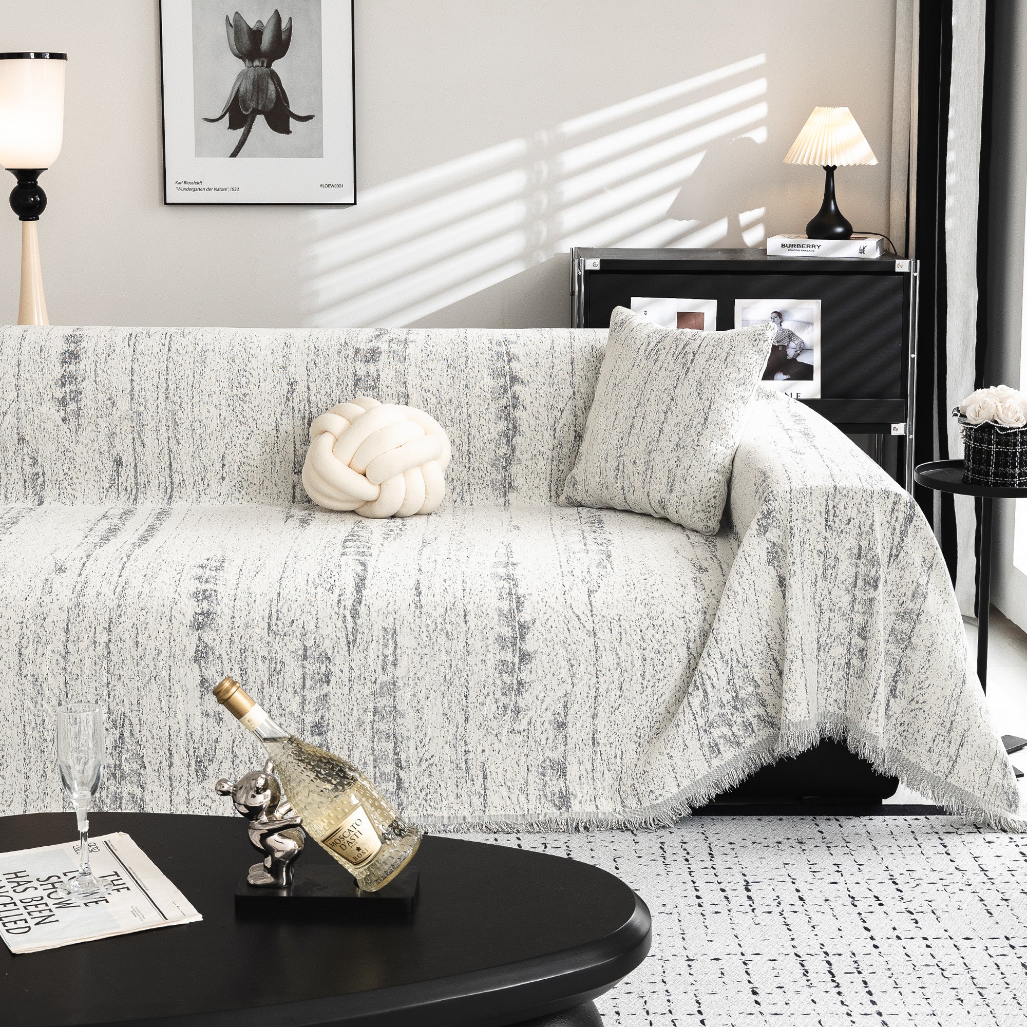 Contemporary Canvas Sofa Cover - Modern, Stylish & Durable Sofa Protection